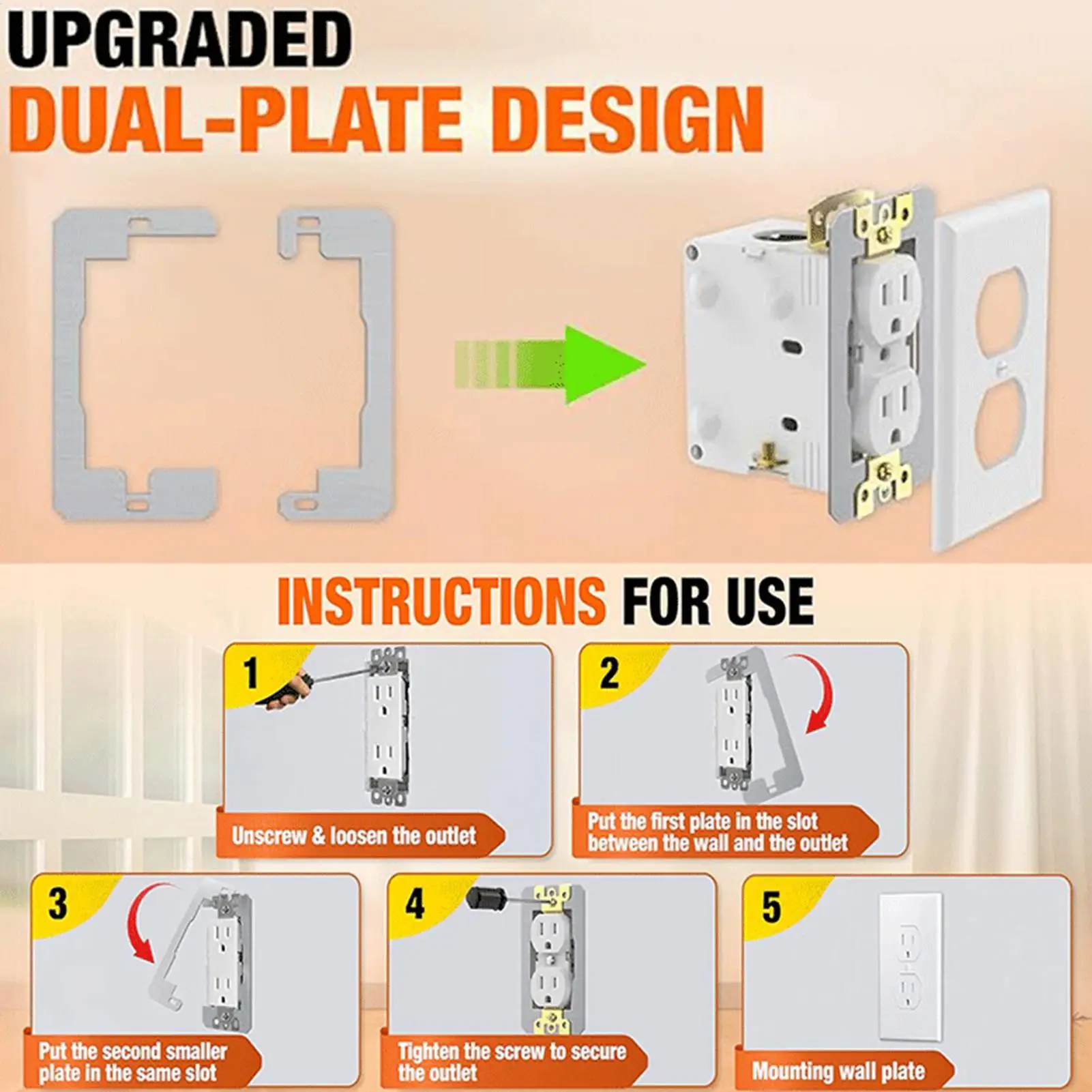 

Outlet Spacers For Electrical Box 10 Pieces Stainless Steel Receptacle Repair Shims Wall Outlet Spacer For Home Renovation