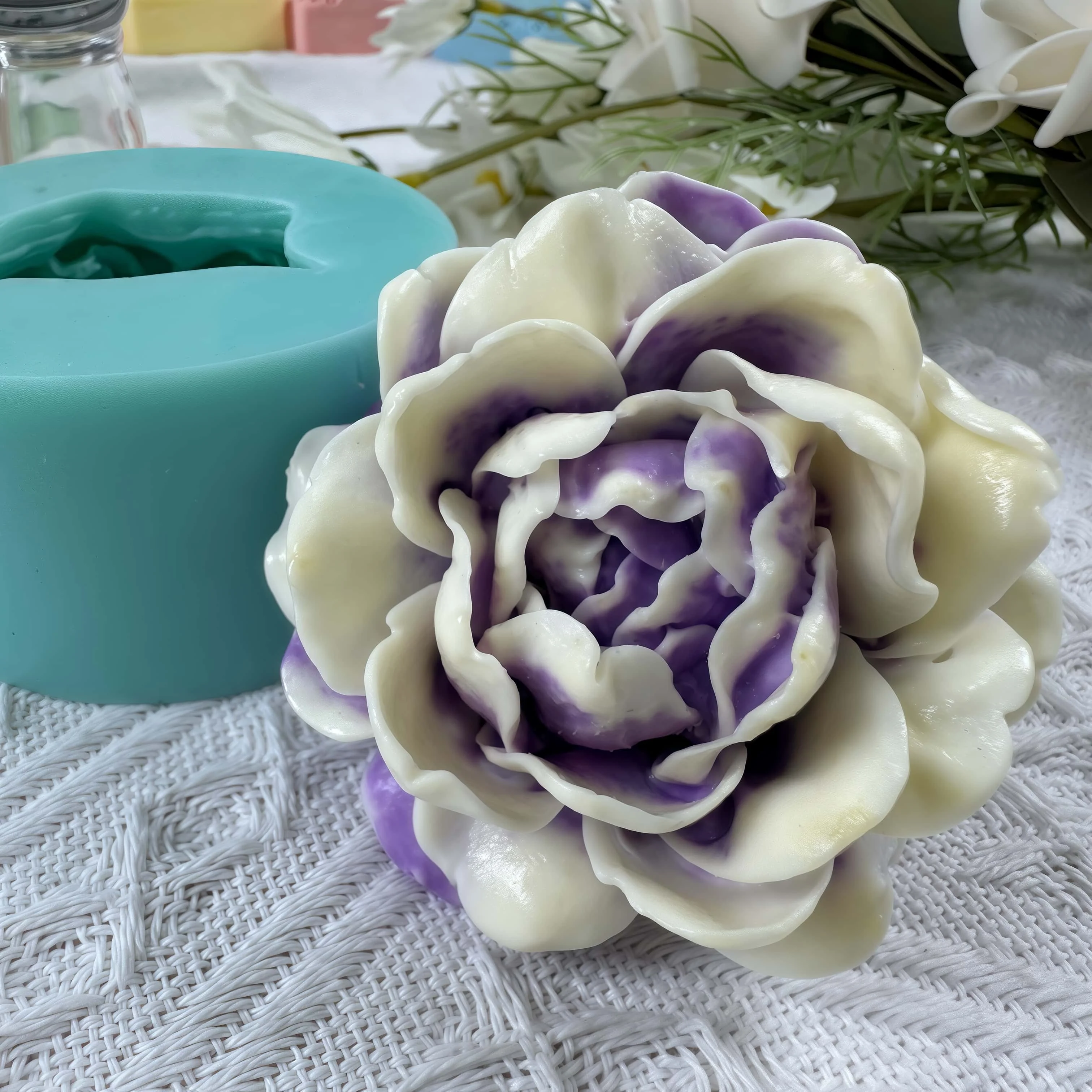 لتقوم بها بنفسك زهرة الياسمين قالب من السيليكون للصابون موس كعكة الشوكولاته هلام اللثة شمعة الشمع رائحة الجص راتنجات الايبوكسي المطبخ وتناول الطعام