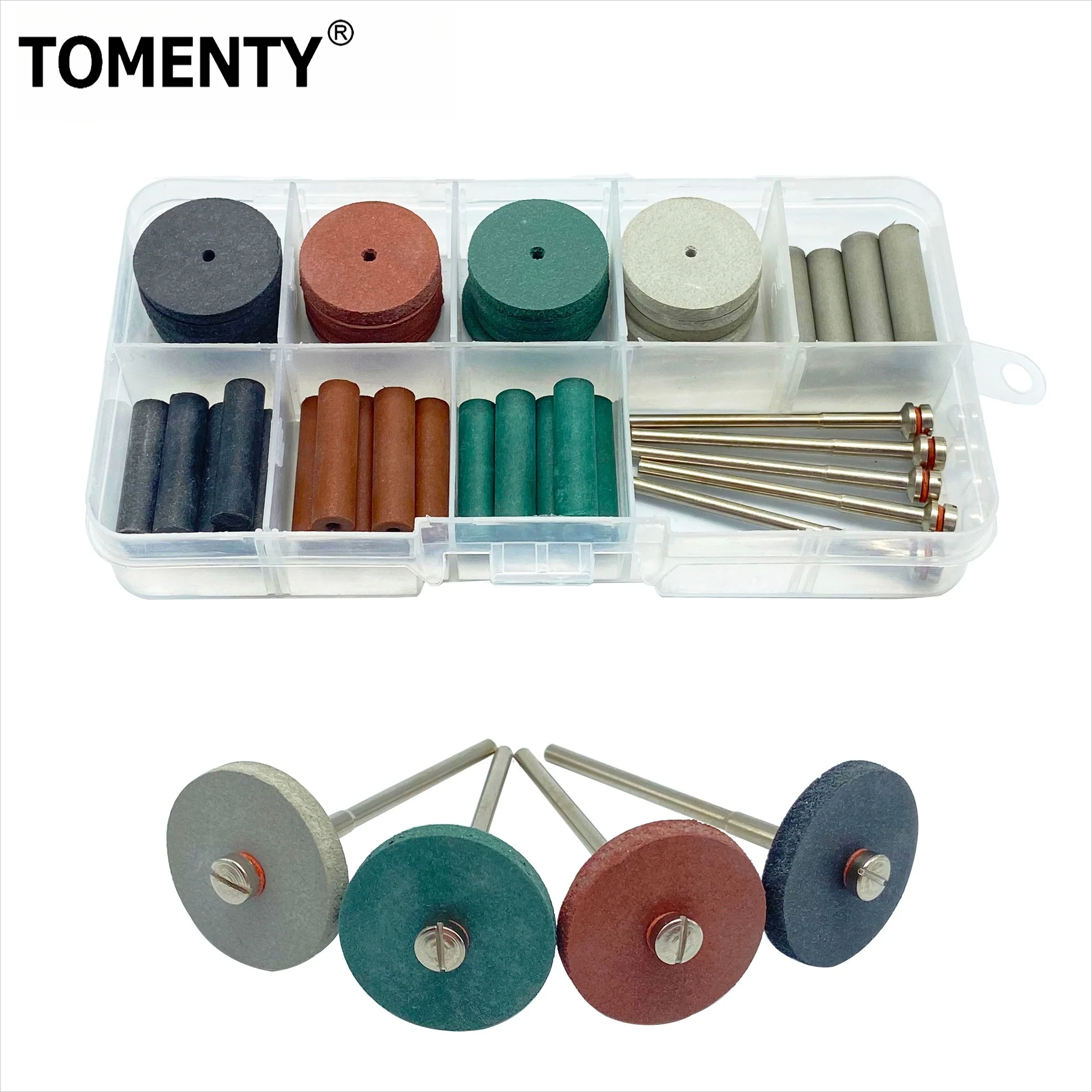 

﻿ Набор из 45 зуботехнических полировочных кругов: силиконовые и резиновые полировальные круги для лабораторий и салонов красоты, 5 шт. на стержне для роторных инструментов и наконечников