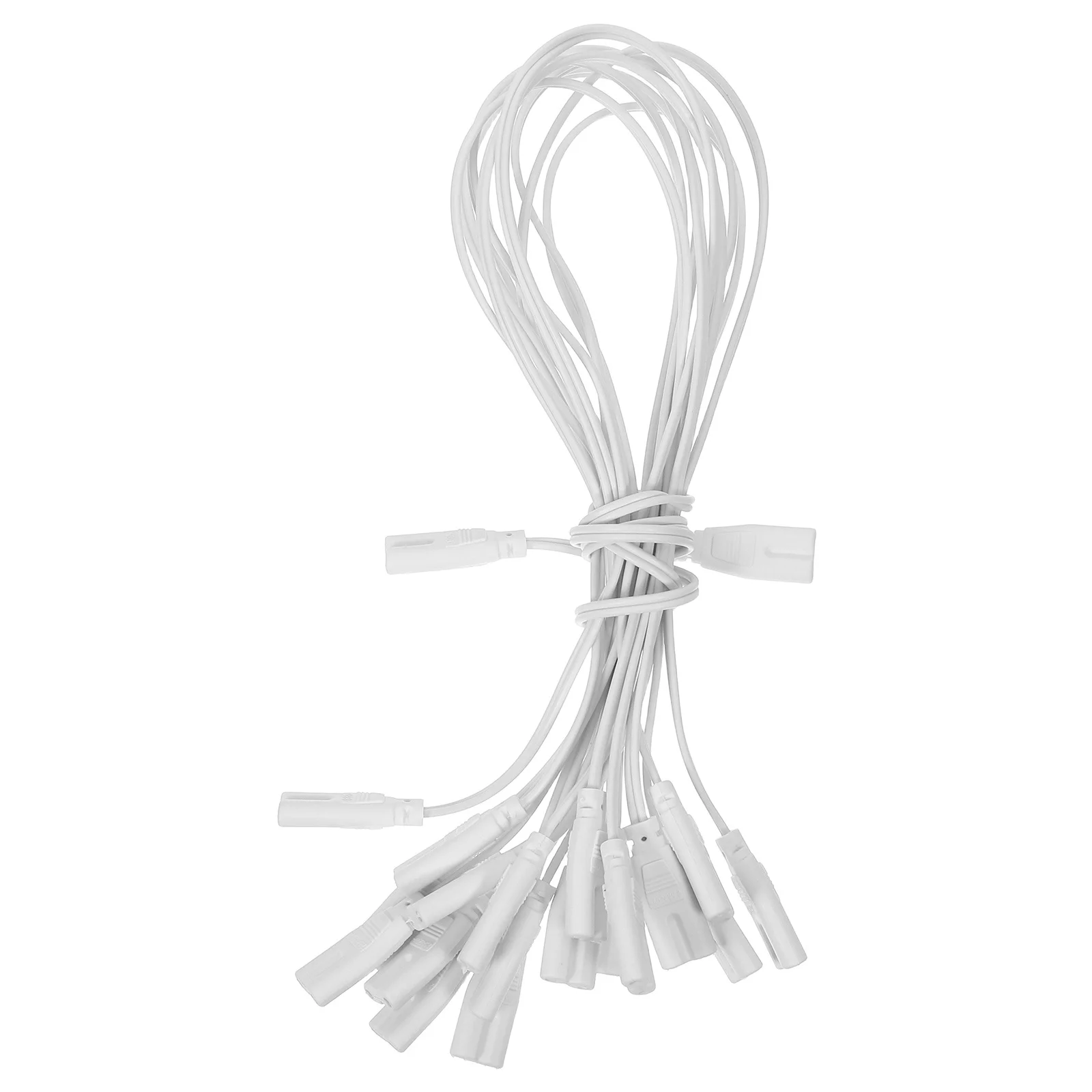 

10pcs Led Wire Lamp Bracket Connector Replacement Power Cord 3Pin 50Cm Light Fixture Socket Fittings Led Rope Compatible