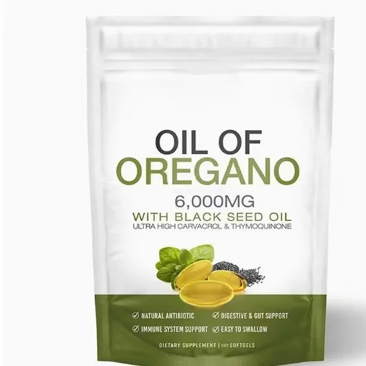 180 Softgels with Organic Black Seed Oil Capsules for Immune and Digestive Support Natural Herbal Wellness Supplement