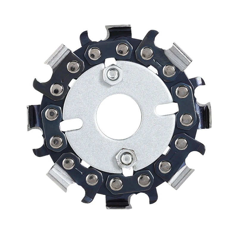 

Round Angle Grinder Disc 8 Teeth Fine Cut Chain Wood Carving Disc Woodworking Chain Grinder Chain Saws Disc Chain Plate Tools