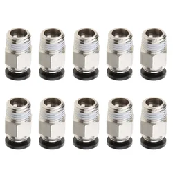 3d Printer Accessories PC4-M10 Male Straight Pneumatic PTFE Tube Push in Quick Fitting Connector