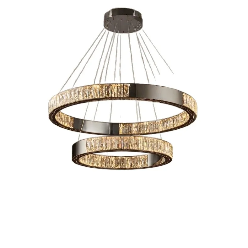 

Light luxury high-end, living room chandelier, high-end hall crystal chandelier