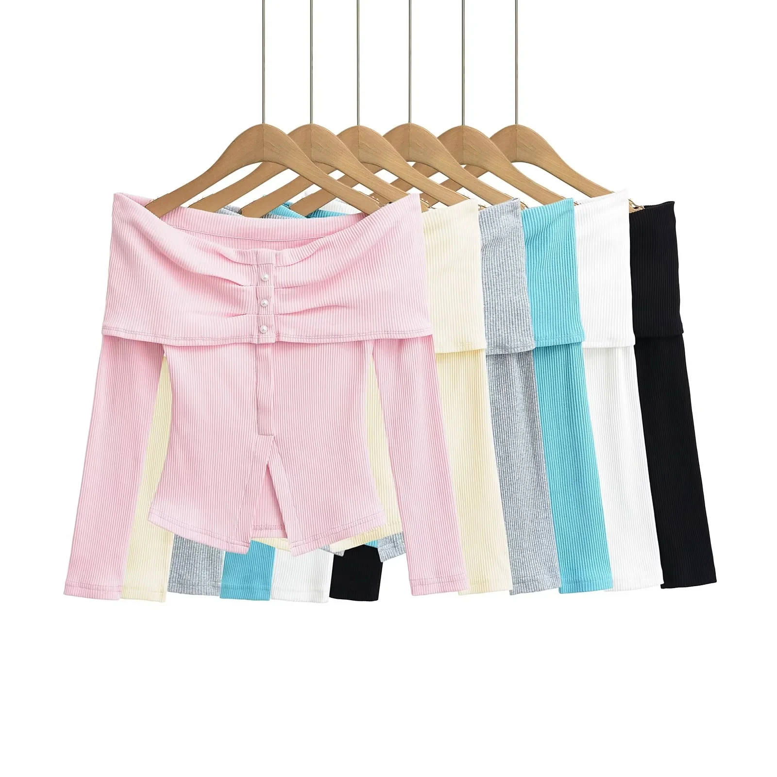 Sexy Long Sve One oulder T-irt Women's ort Sle Spring Autumn Design Slim Fit Sexy Slit One Word Collar Top