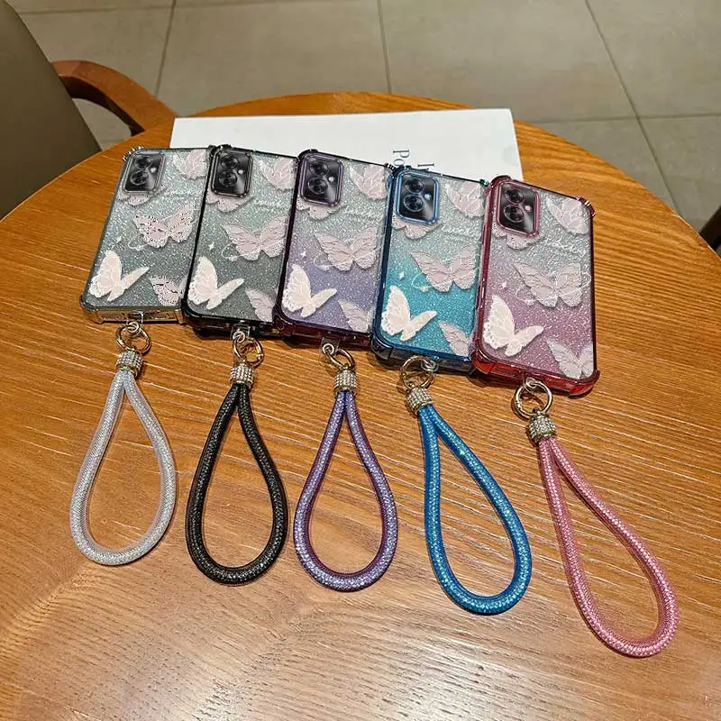 Flying Butterfly Stylish For Reno11F Case With Flexible Finish Featuring Slim For OPPO Reno 12 11 10 13 14 7 X 8 F Pro Ultra 5G