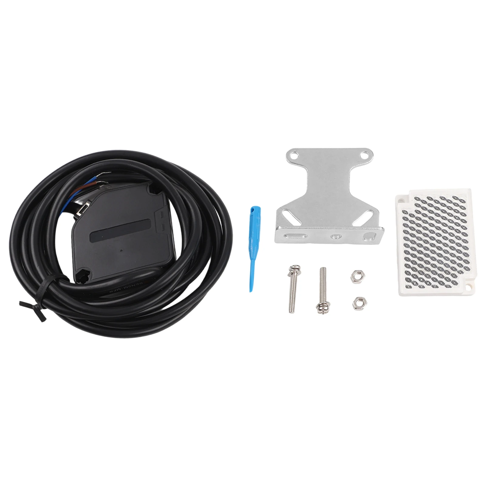 Photoelectric Beam Sensor Switch 12-240VDC 24-240VAC Adjustable Sensitivity For Signal Detection Power Tools Accessories