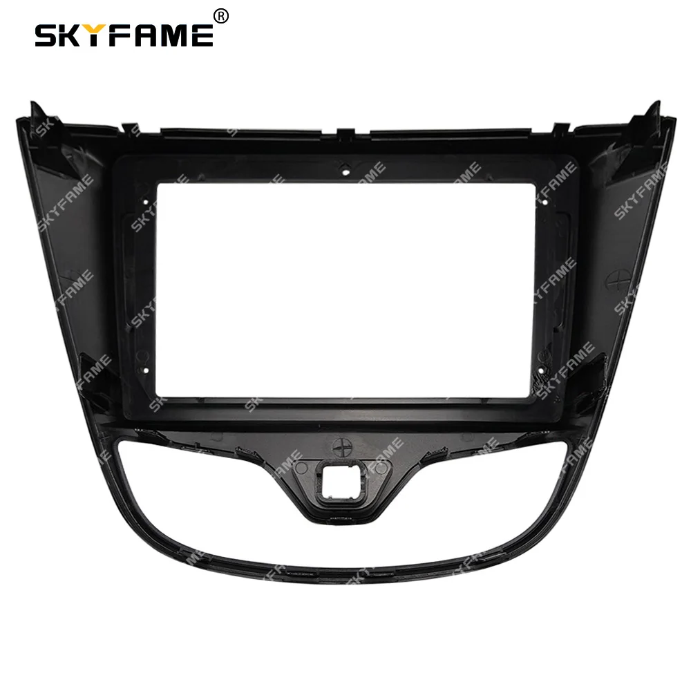 Skyfame quadro de carro adaptador fáscia android rádio traço montagem painel kit para opel karl vinfast fadil