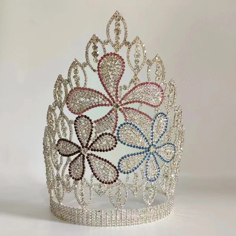 Hair Accessory For Women Miss World Big Pageant Tiaras High Quality Crystal Beauty Queen Crown