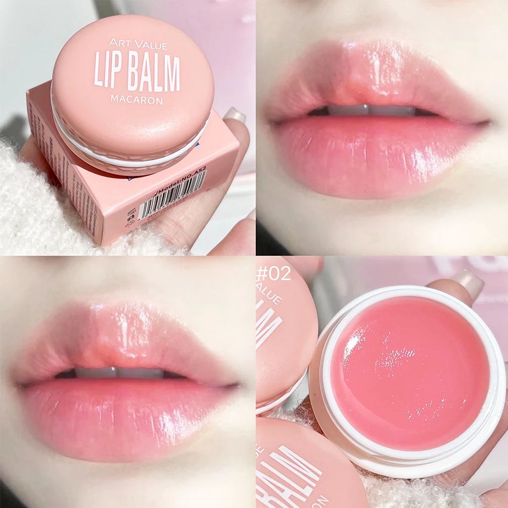 

Fruit Lip Balm Makeup Lipstick Base Repairing Moisturizing Anti-Cracked Macaron Lip Balm Plumping Treatment Korean Cosmetics