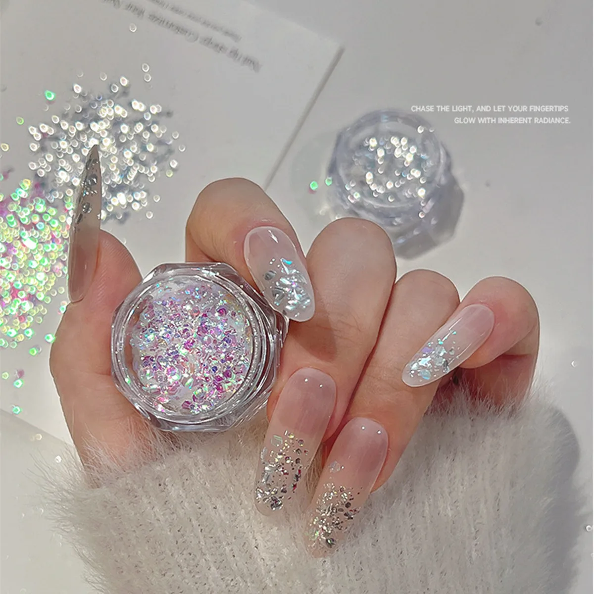 1 szt. brokat do paznokci, akcesoria do paznokci