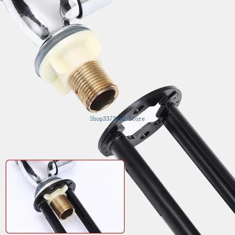  Bathroom Wrench High Carbon Steel Repair Tool Multifunctional Bathroom Wrench Upgrades for Stable Plumbing Application