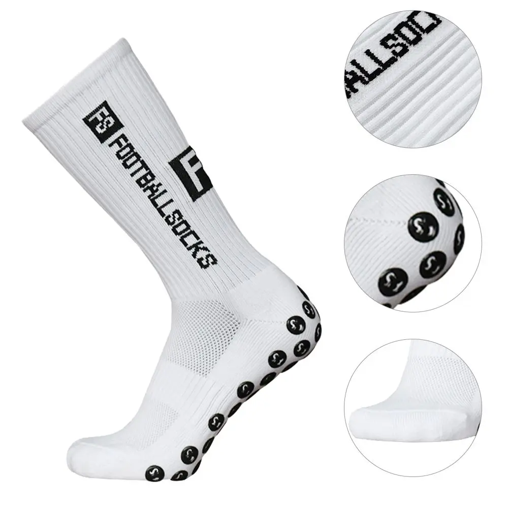 Socks Accessories Men Compression Socks Football Socks Round Silicone Suction Cup Grip Anti Slip Soccer Socks Sports Socks