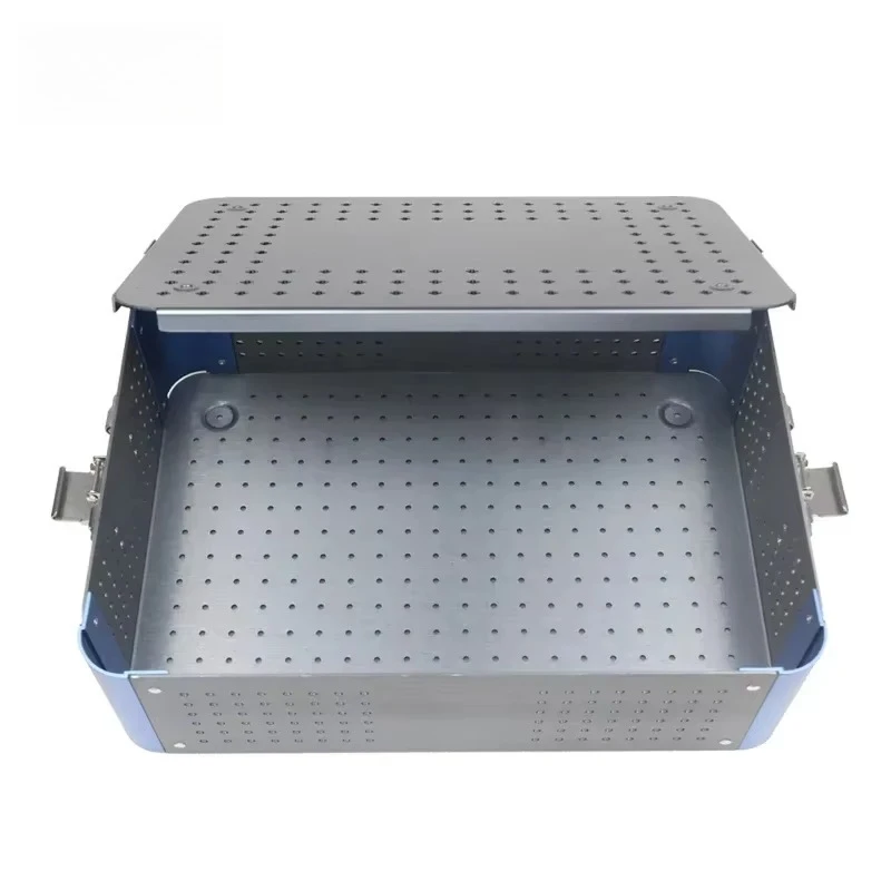Professional Aluminium Alloy Sterilization Box Disinfection Box for Holding Instrument Sterilized 360*250*100mm. Best Tool