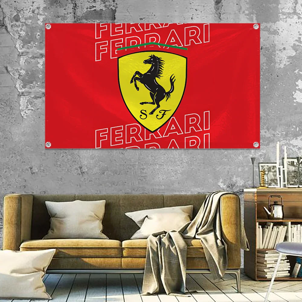 Hanging Flags Garden Flag Banner Small Hand-held Flag Room Decoration Garage Decoration F-ferrari-i Flags for Bedrooms Tapestry