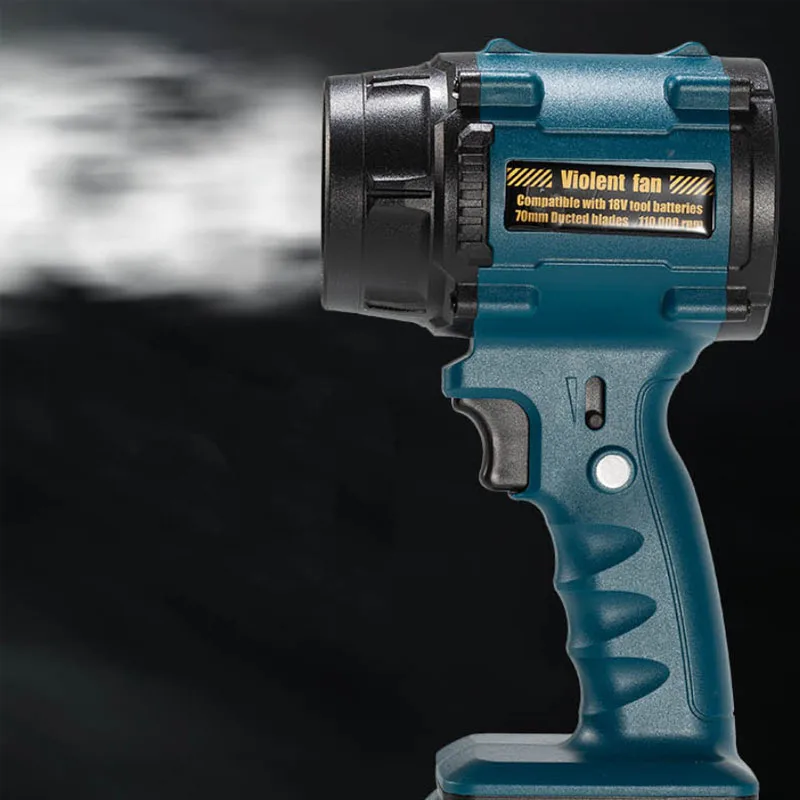 لماكيتا 18 فولت بطارية عالية الطاقة مروحة عنيفة فرش منفاخ الهواء مروحة تربو قابل للتعديل سرعة ورقة منفضة مروحة نفاثة #6