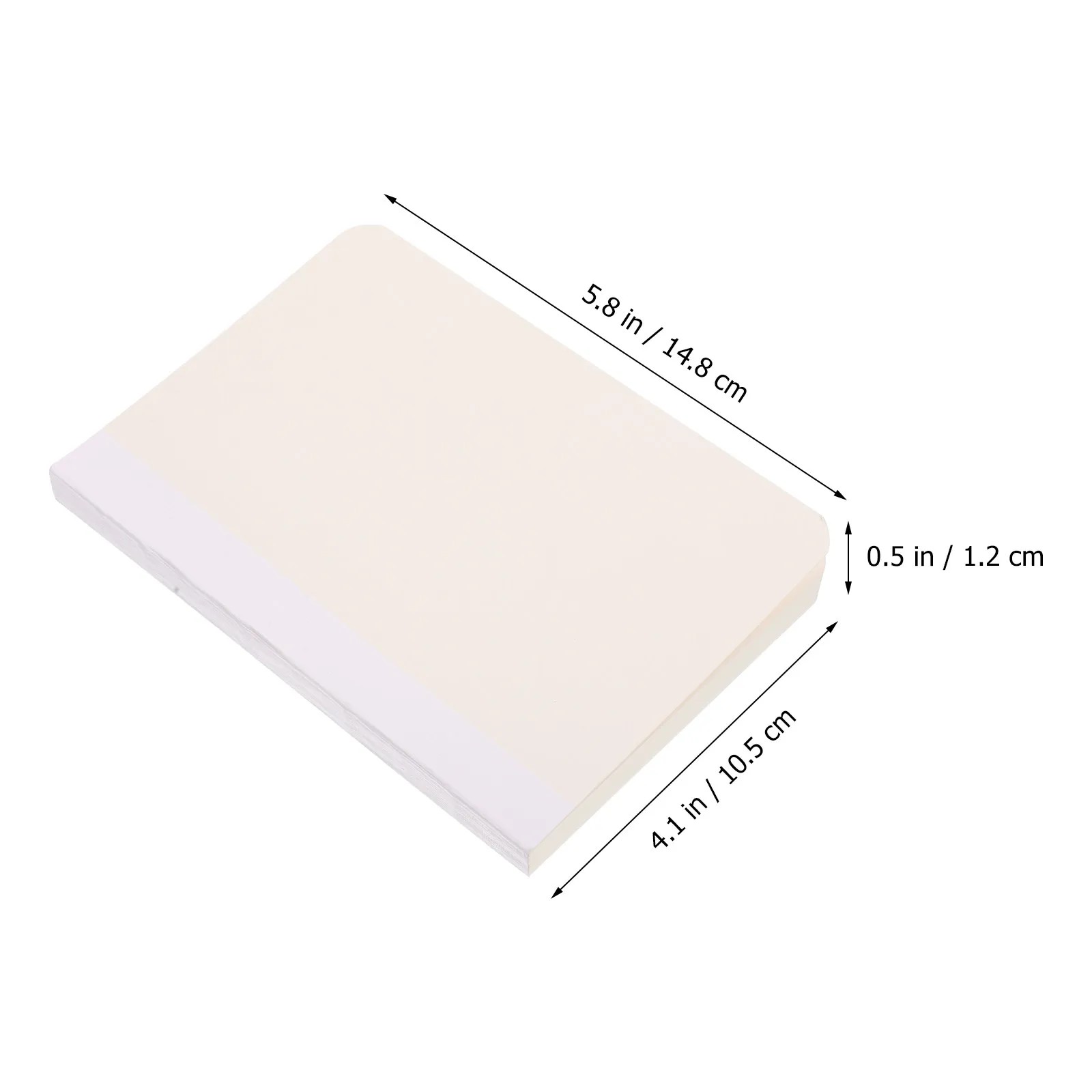 A6 Lined Refill Paper for Notebook Cover Replacement Sturdy No Bleed Writing Paper Compatible with Fountain Gel Ballpoint Pens