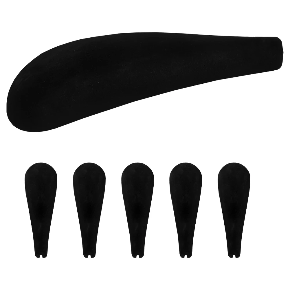 

6 Pcs Sweater Flocked Hanger Shoulder Rest Clothes Hangers Flocking Clothing Accessories
