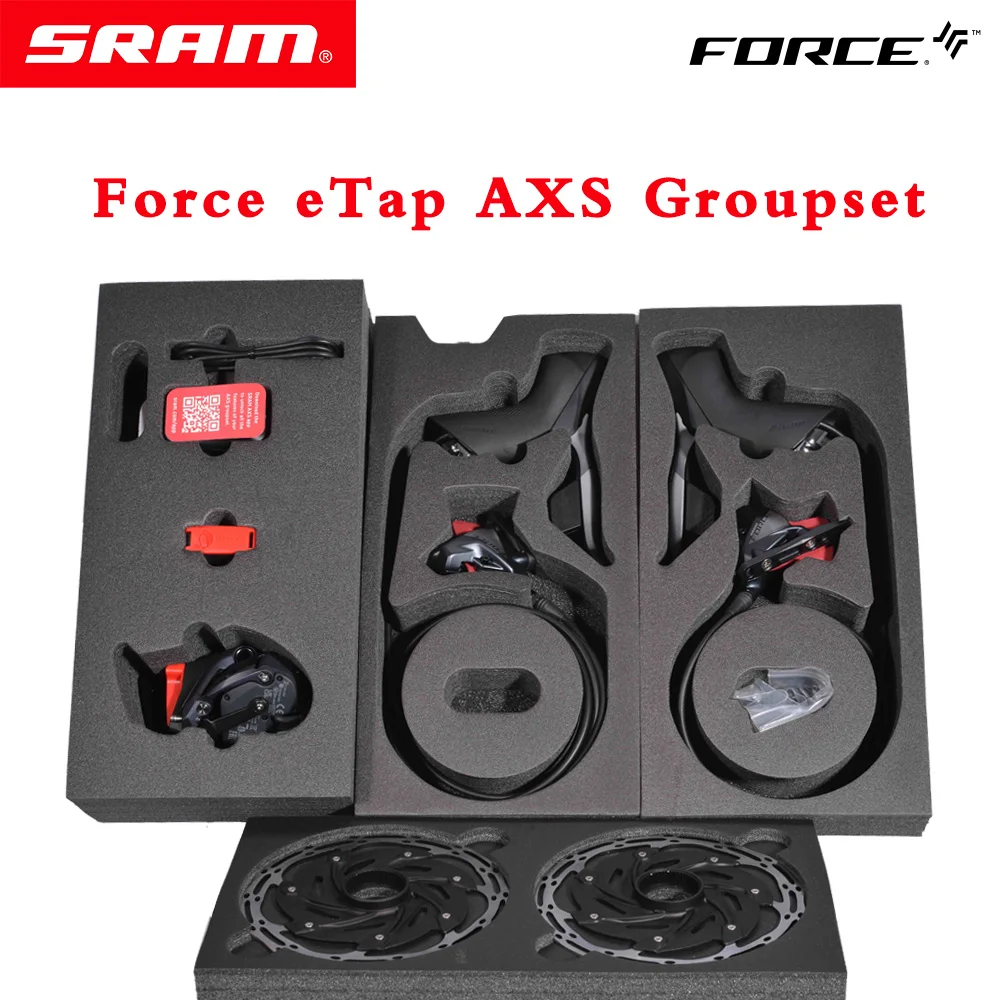 

SRAM Force eTap AXS 1X D1 Electronic HRD FM Groupset 00.7918.077.005 GS-FRC-E-A1 ROAD BIKE Electronic Drivetrain Groupset