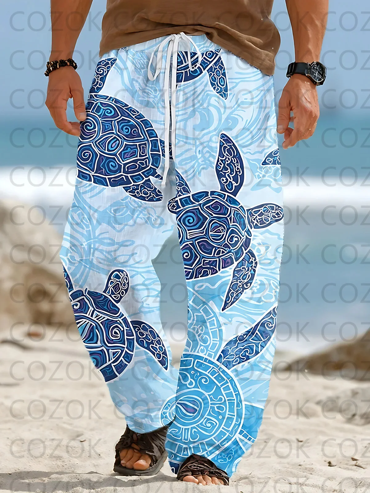 Novelty Pattern 3D Digital Printing Pants for Men and Women, Casual Pants for Men and Women