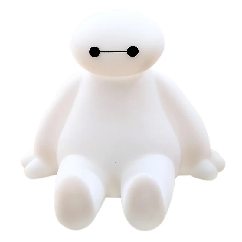 Disney Baymax Mobile Phone Holder Lazy Drama Artifact Good Things Desktop Ornaments Cartoon Anime Characters BigHero Model Stand