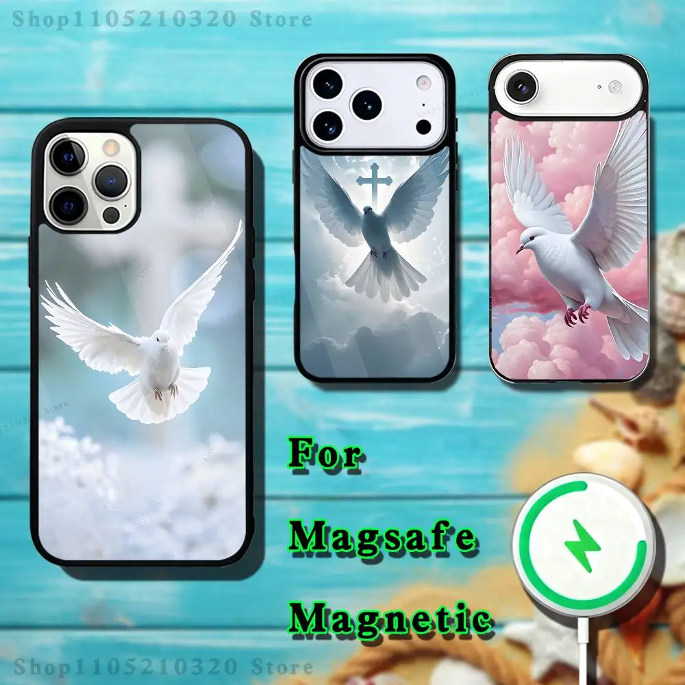 

peace dove Phone Case For iPhone 17,16,15,14,13,12,11,Plus,Pro,Max Mini Magsafe Magnetic Wireless Charging