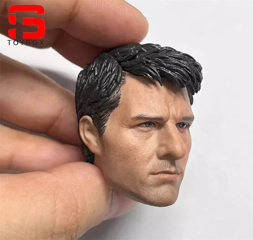 1/6 Schaal Tom Cruise Normale Hoofd Sculptuur Carving Model Fit 12-inch Mannelijke Soldaat Action Figure Body Dolls