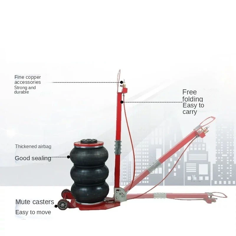 Pneumatic Lifting Height Jack, Inflatable Roller, Cushion, 3 Ton, New