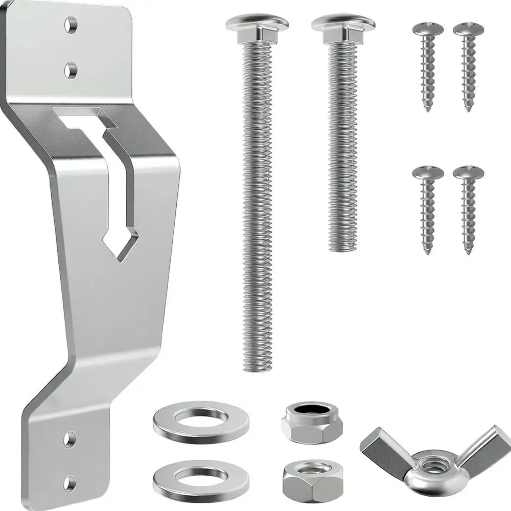 Universal Spare Tire Holder Wall Mounted Carrier Bracket Steel Wheel Mount Rack For Enclosed Trailer Storage Solution