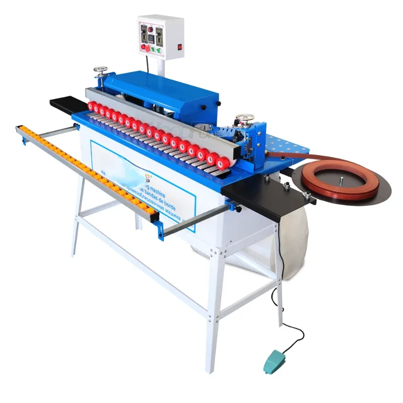 mini MDF double pvc edge trimmer automatic edge banding machine