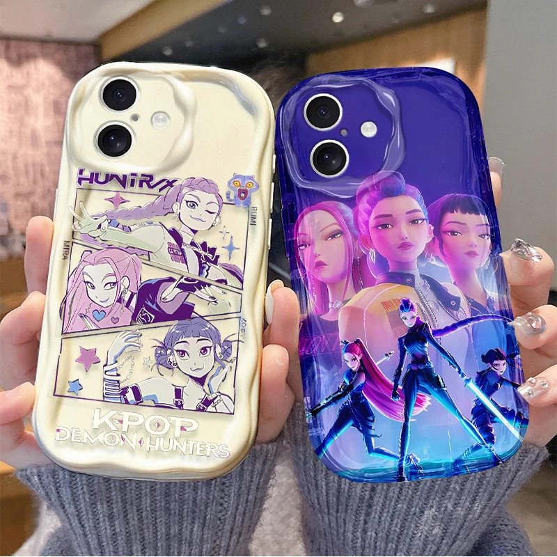 

Прозрачный чехол KPop Demons Hunters для iPhone 17 Air 16E 16 15 14 Plus 13 12 11 Pro Max SE 2020 SE4 7 8 Силиконовый противоударный чехол