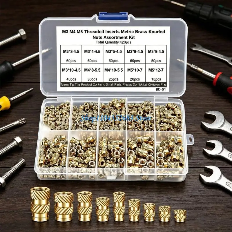 

Y6GD High Temperatures Resistant Brasses Knurled Nut Heat Embedment Inserting Nut