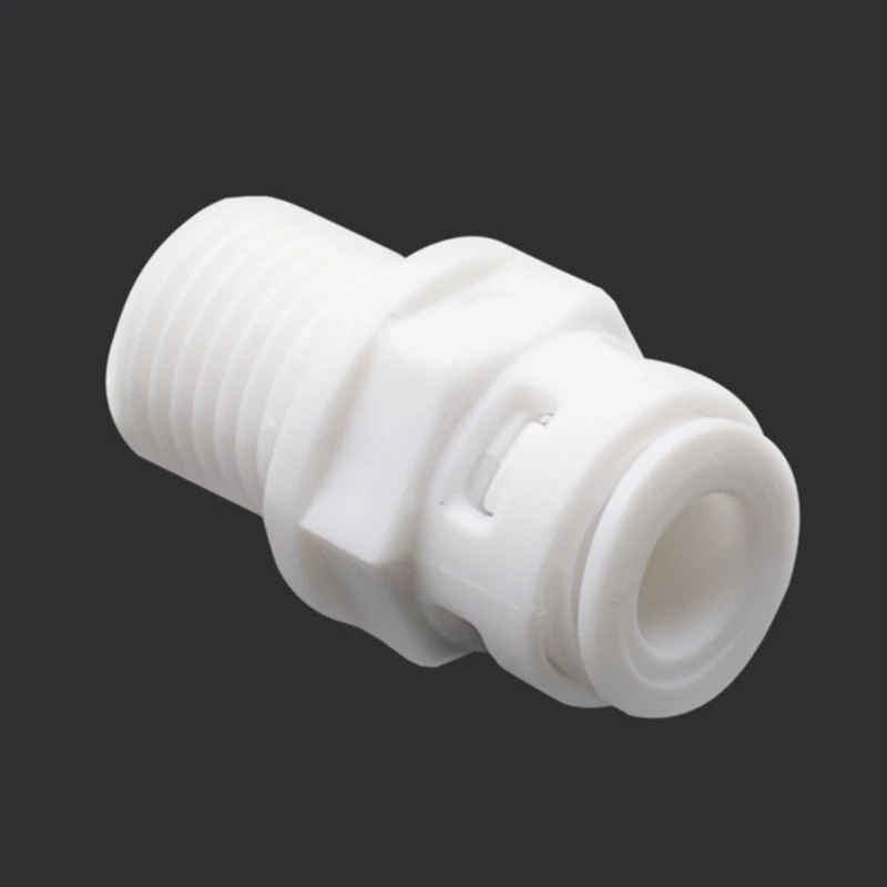 Conector rápido pequeño, rosca 1/4 pulgadas, diseño sin hebilla, fácil instalación, duradero, envío directo