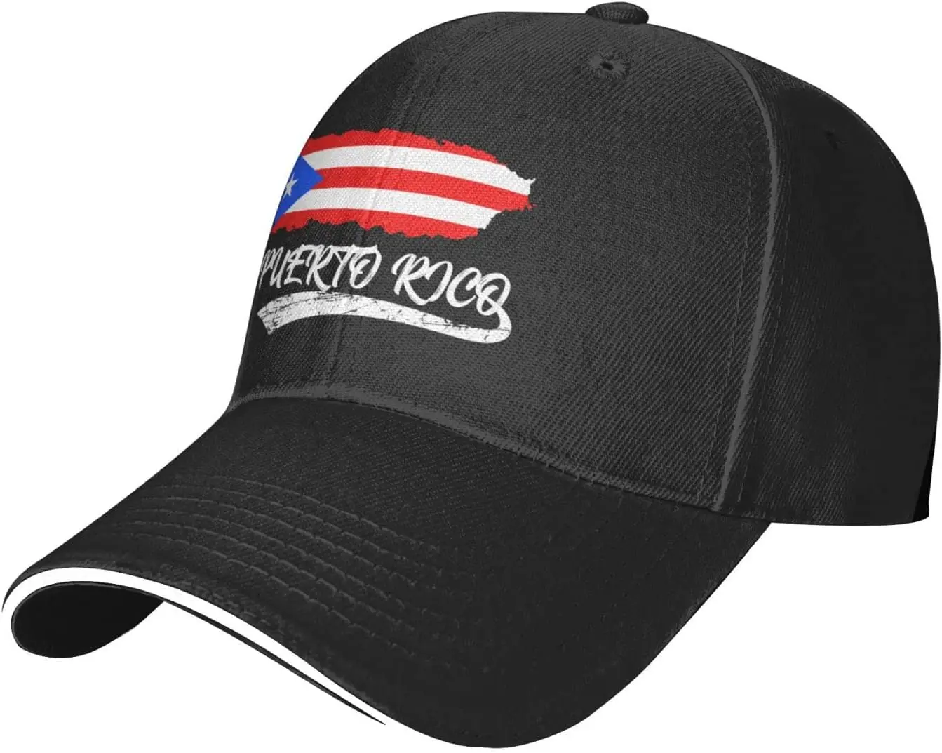 Dad Hat Flag Puerto Rico Island Map Baseball Cap for Men Women Snapback Hat Aldult Curved Brim Casquette Truck Hat