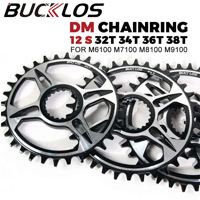 

BUCKLOS Bike Direct Mount Chainring 12S 32T 34T 36T 38T Narrow Wide Bike Crown for SHIMANO M6100 M7100 M8100 M9100 Bike Part