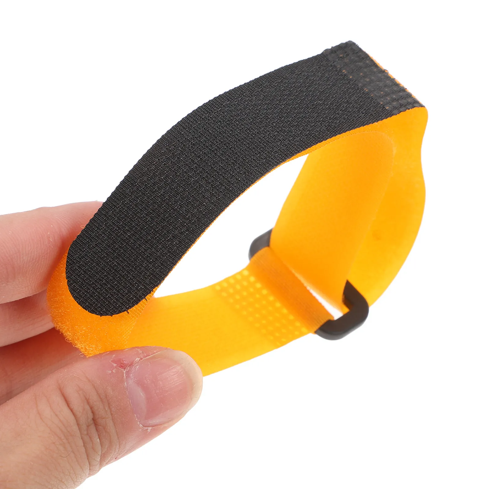6Pcs Soccer Goal Net Fixing Band Self Adhesive Hook and Loop Tape Adjustable Cut to Size Fastening Strip for Indoor Outdoor Use - view 2