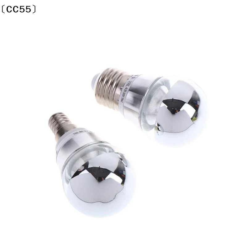 LED Mirror Bulb Half Silver Filament Led 5W E27/E14 Base 360 Degree Angle Warm White Neutral Light Ball Lamp Decoration〔CC55〕 - view 5