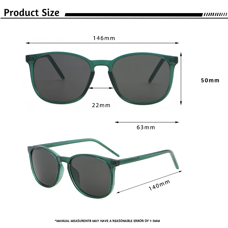 CATERSIDE Neue runde Sonnenbrille für Herren, Markendesign, einfache Sonnenbrille für Damen, Reisen, Business, Party, Brillen, Geschenk, Sommerstil – Detail 11