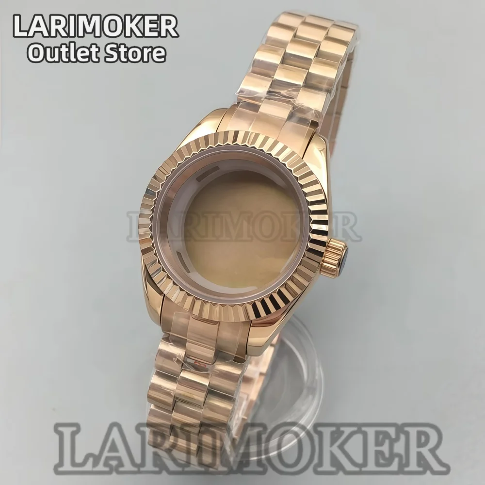 larimoker-28mm-women's-watch-case-stainless-steel-engraved-bezel-sapphire-glass-suitable-for-nh05-nh06-movement-watch-accessorie