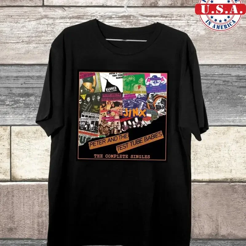 Peter And The Test Tube Babies Complete Singles T Shirt Full Size S 5Xl