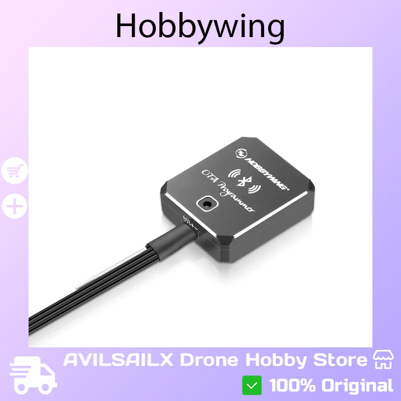 New Hobbywing Bluetooth OTA Programmer Module, Wireless Tuning for Xerun Ezrun Platinum Seaking Brushless ESC, RC Car Boat Drone