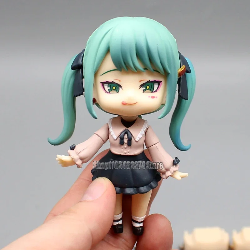 Anime vocaloid miku figura móvel 2239 boneca hatsune miku figura de ação vampiro modelo pvc 10cm coleção desktop brinquedos aniversário