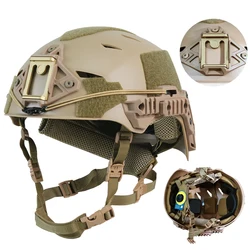 BOOIU Wendy 3.0 Training Tactical Helmet Adjustable Knobs Liner Pad Multi Function Rails Helmet For Outdoor CS Protective Gear