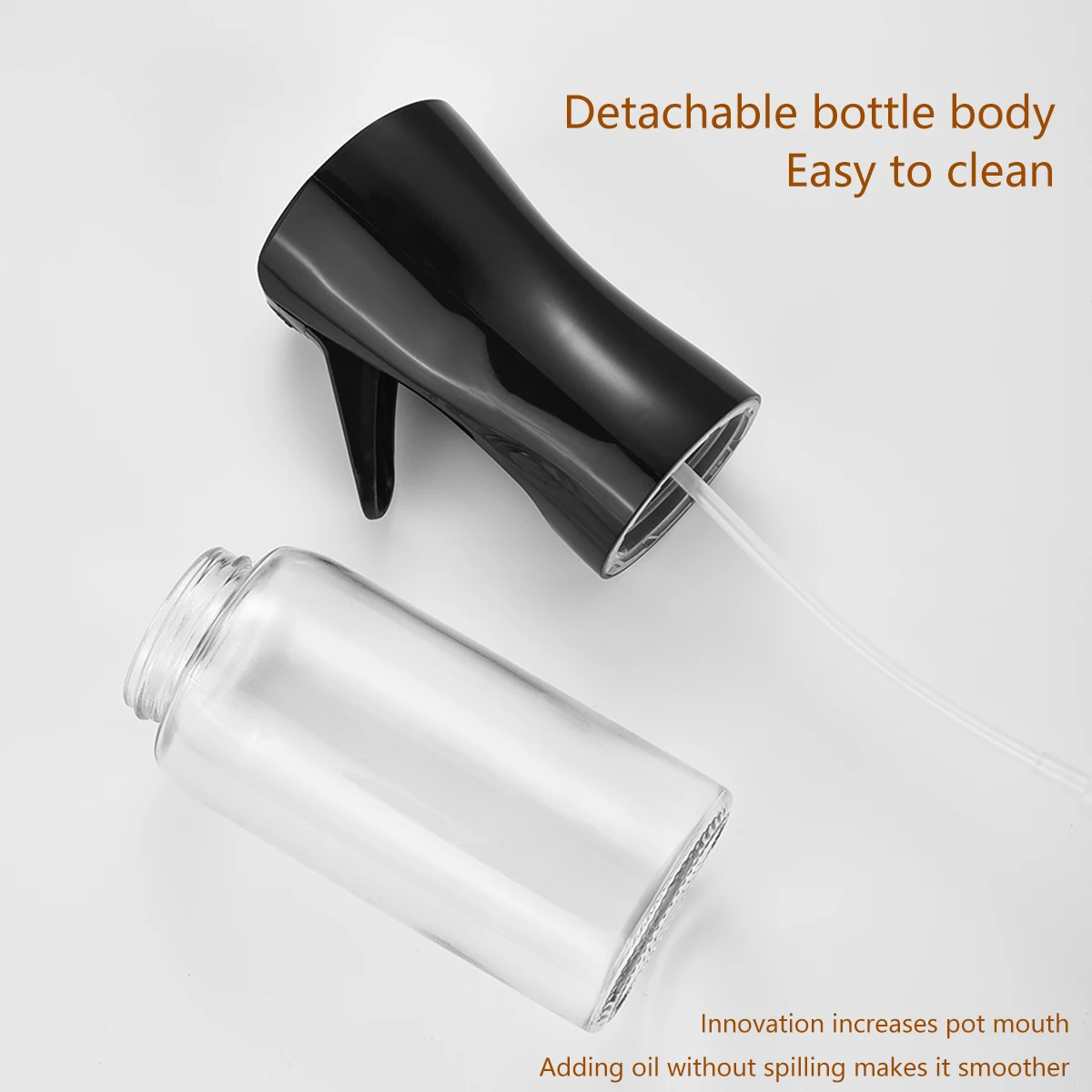 

High Pressure Continuous Spray Bottle Hair Care Makeup Water Replenishing Spray Bottle Separate Bottle Press Mist Spray Bottle