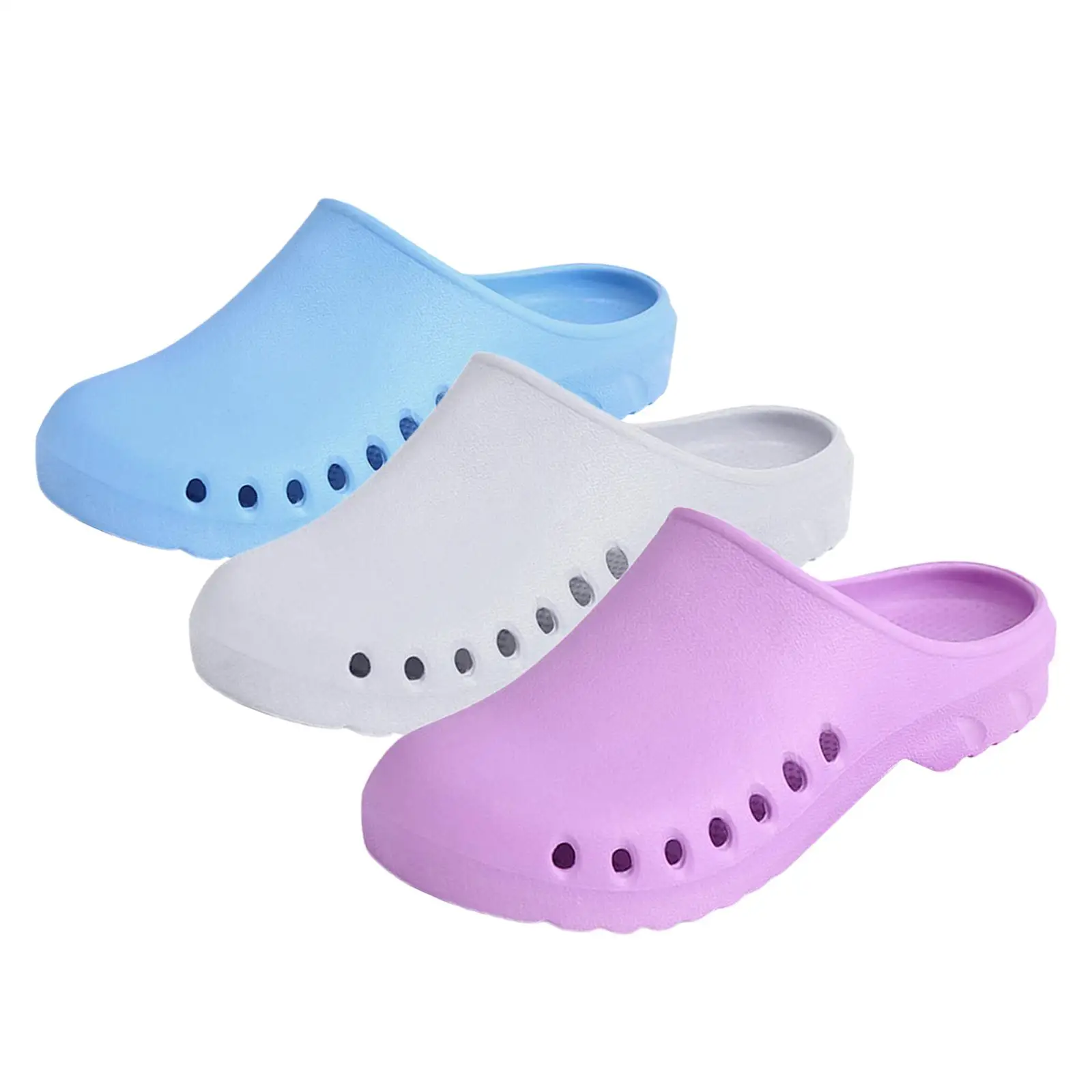 1 Pair Unisex Garden Clog Shoes Men Women Sandals Beach Footwear Nursing Slippers Chef hoes