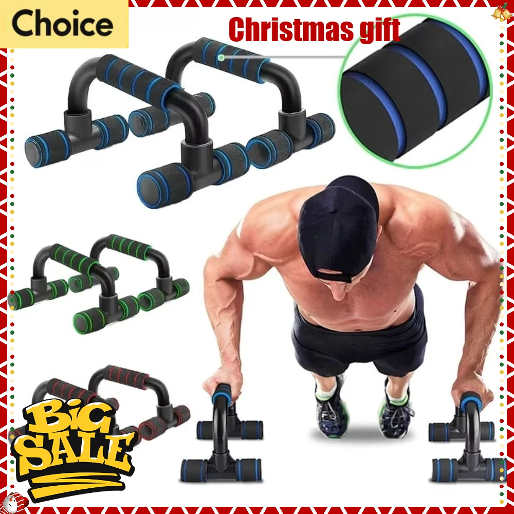 1 Paar H-förmige Push-up-Ständer für Familienfitness-Muskeltraining und Fitnessgeräte – Fitnessgerät mit Schwammgriff, Heim-Fitnessgerät