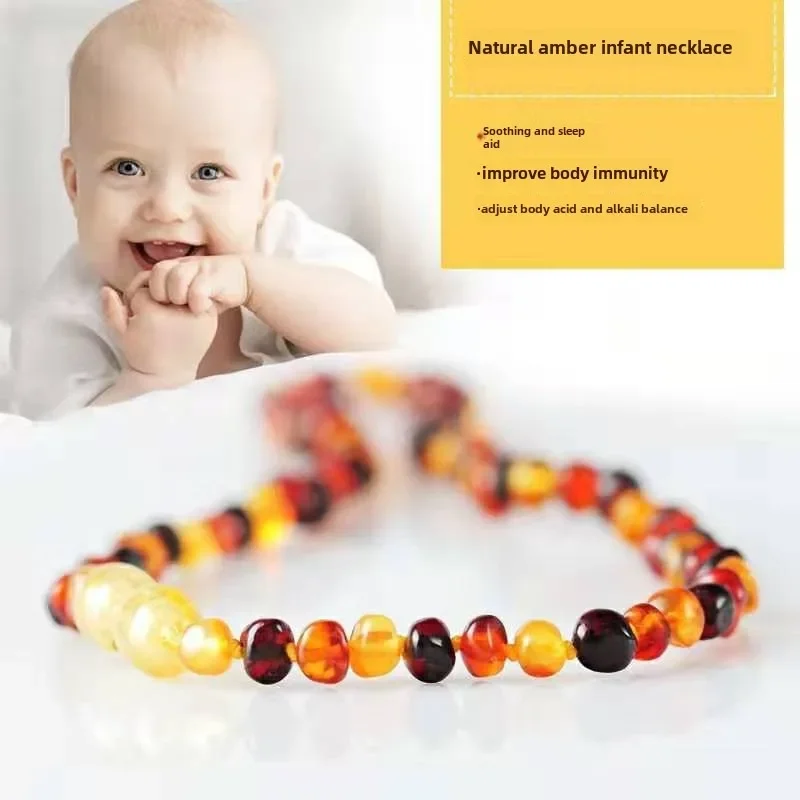 2024 Fashion Women Natural Baltic Amber Bracelet/Necklace Original Handmade Amber Jewelry Gift Accessories Wholesale