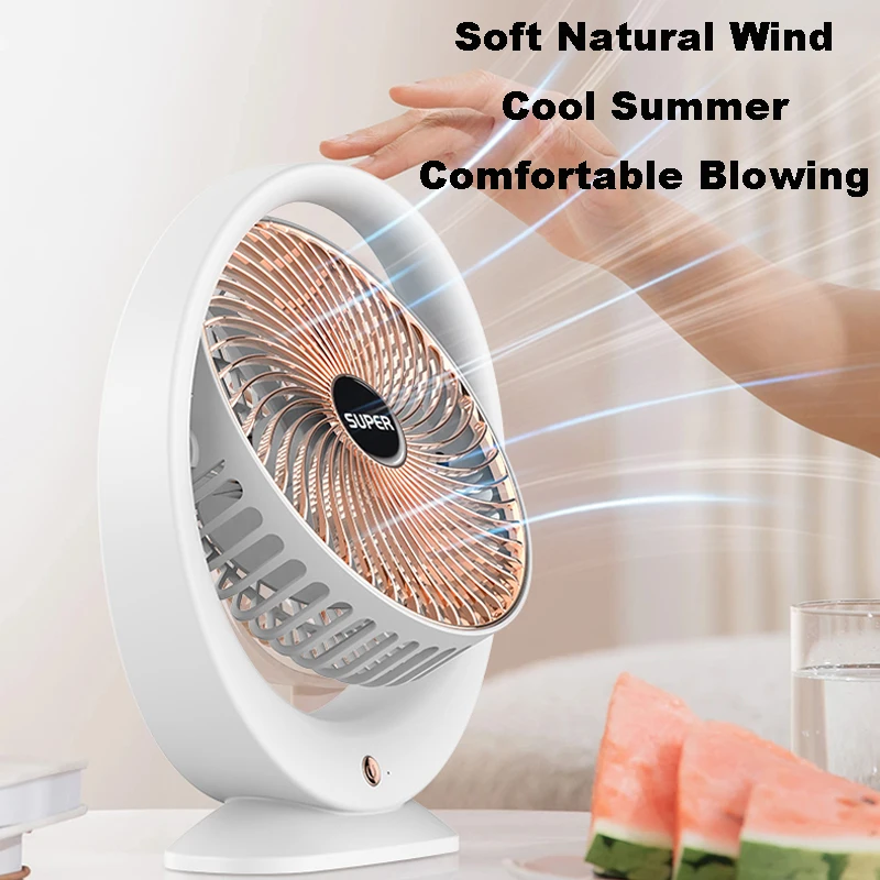 

Multifunctional Electric Fan Circulator Mini USB Desk Fan Portable Home Quiet Ventilator Desktop Wall Ceiling Fan Air Cooler