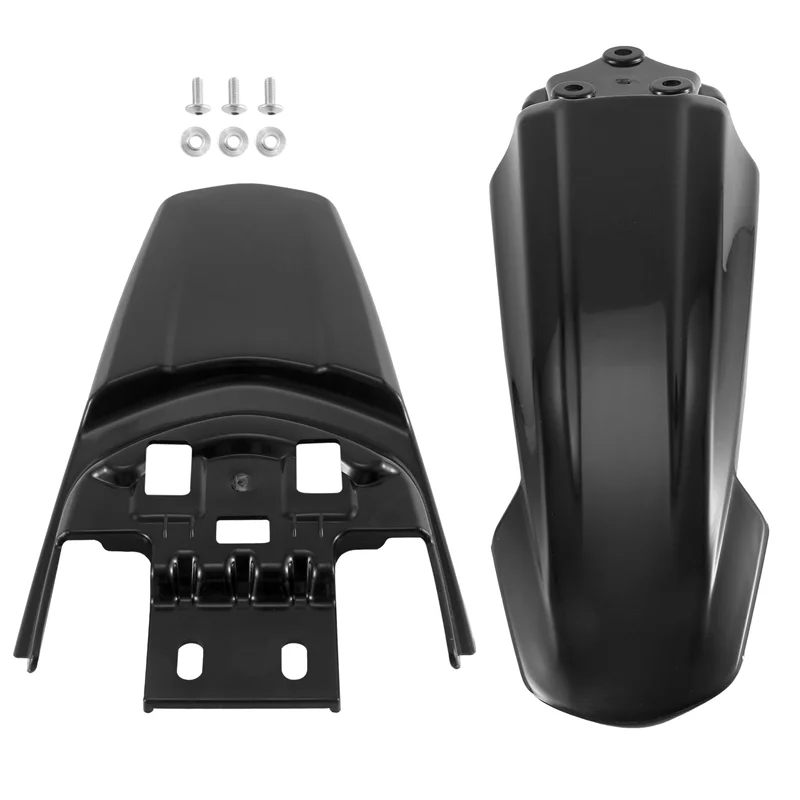 

ABNF! Передние и задние брызговики, защита крыла для Sur-Ron Sur Ron Light Bee, аксессуары для мотоциклов для бездорожья, черные, 2 шт.