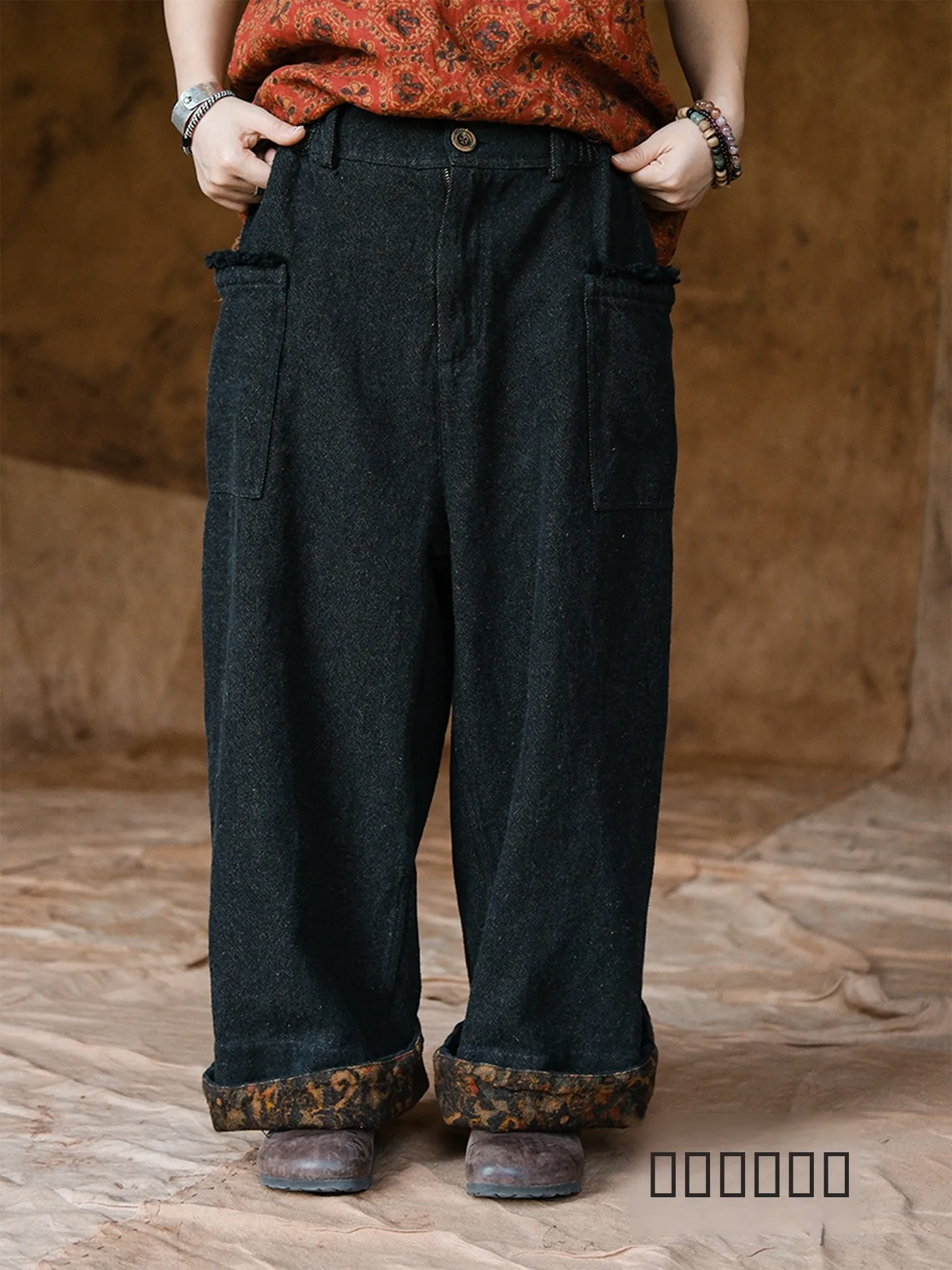 

Свободные джинсы с широкими штанинами из хлопковой смеси, с эластичным поясом, винтажные, оригинальные, повседневные, джинсовые брюки, осенние, с высокой эластичностью, женские джинсы
